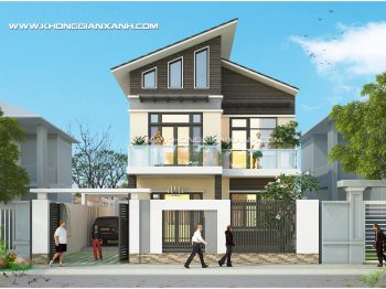 Thiết kế biệt thự phố hiện đại – Tp Vũng Tàu