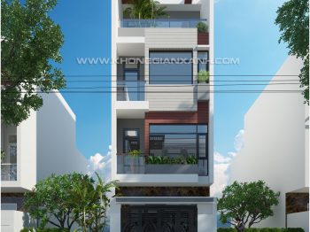 Thiết kế nhà phố hiện đại Vũng Tàu – Cô Hương