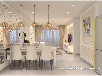 Thiết kế nội thất chung cư Melody – Tp Vũng Tàu