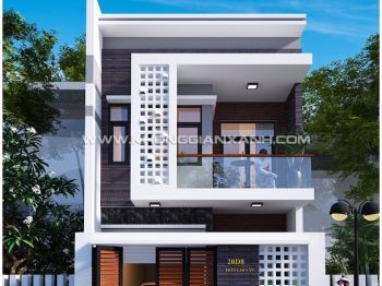 Thiết kế nhà phố 2 tầng Vũng Tàu