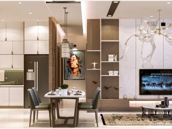 Thiết kế nội thất căn hộ Novaland 94m2