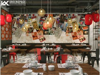 Thiết kế nhà hàng ẩm thực Trung Hoa tại Malaysia