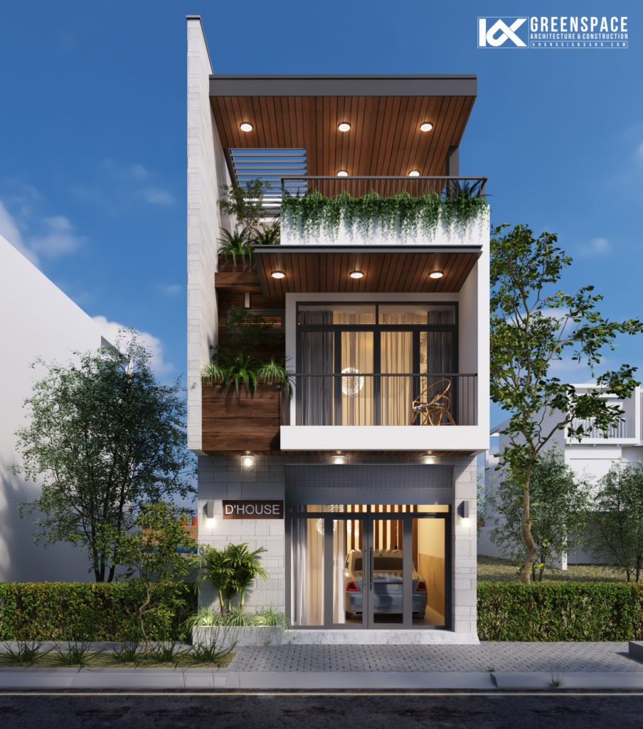 25 mẫu nhà phố mặt tiền 5m có thiết kế đẹp hiện đại  An Lộc