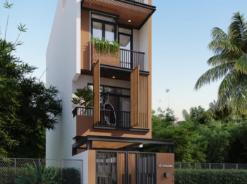 Thiết kế nhà phố 4 tầng TP.HCM