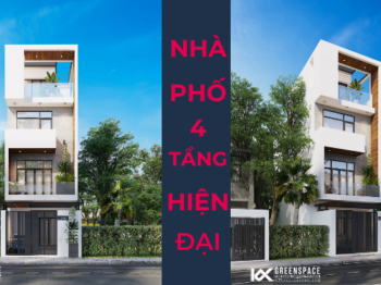 MẪU NHÀ PHỐ 4 TẦNG ĐẸP HIỆN ĐẠI TẠI TP. VŨNG TÀU