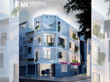 KIẾN TRÚC NHÀ PHỐ 4 TẦNG HIỆN ĐẠI, ĐỘC ĐÁO