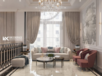 NỘI THẤT TÂN CỔ ĐIỂN SANG TRỌNG, ĐẲNG CẤP