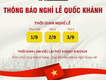 lịch nghỉ lễ quốc khánh 2024