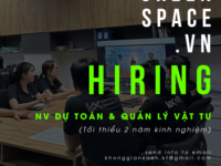 tuyển dụng nhân viên dự toán và quản lí vật tư