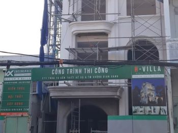 THIẾT KẾ VÀ THI CÔNG BIỆT THỰ TÂN CỔ ĐIỂN TPHCM | THI CÔNG VÒM – PHÀO CHỈ H’VILLA