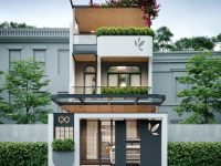 thiết kế nhà phố bo cong Đà Nẵng